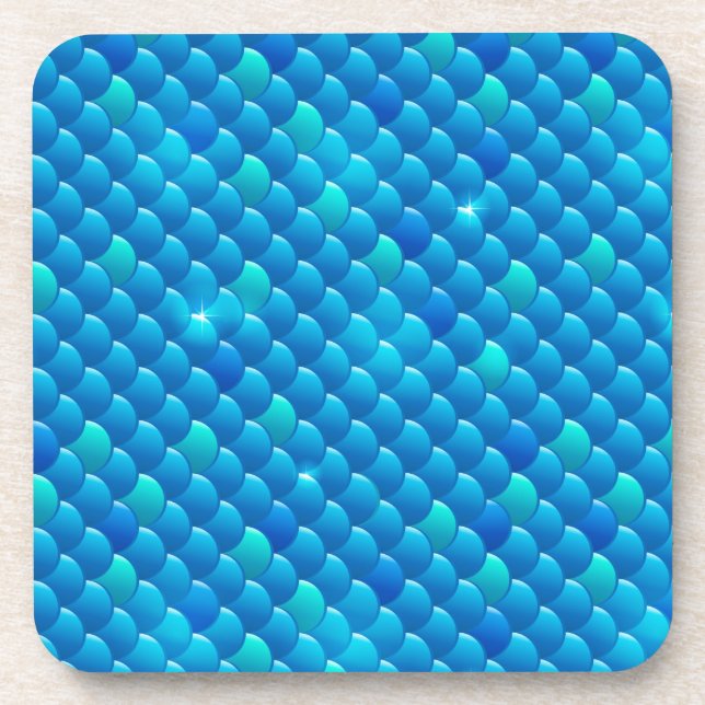 river fish scales coaster (Front)