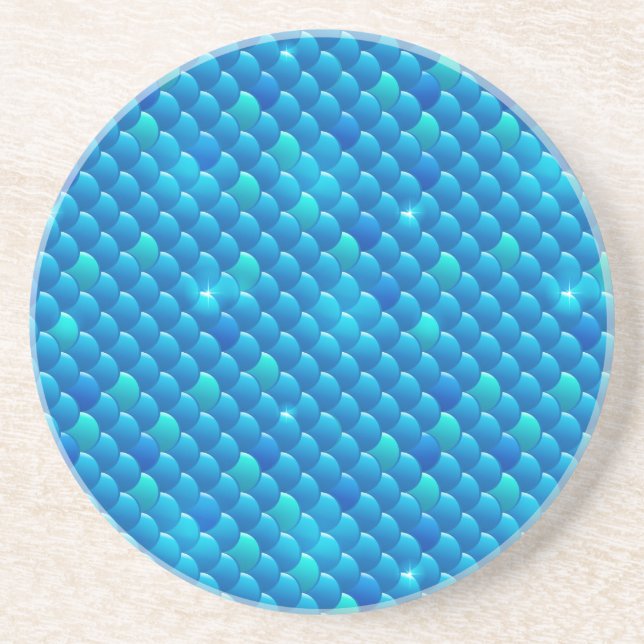 river fish scales coaster (Front)