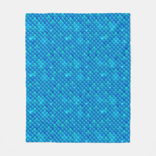 river fish scales fleece blanket
