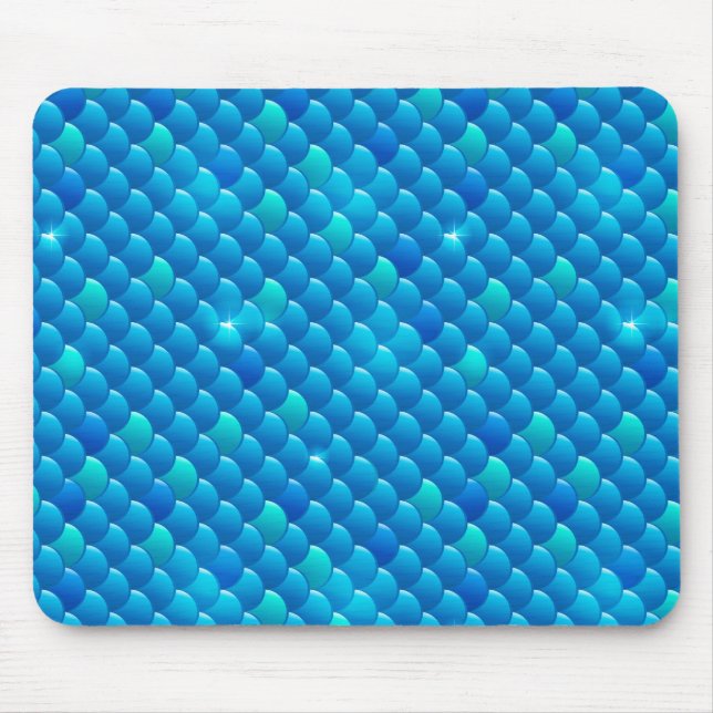 river fish scales mouse pad (Front)
