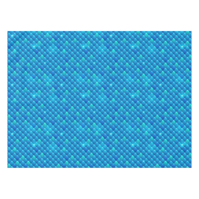 river fish scales tablecloth (Front (Horizontal))
