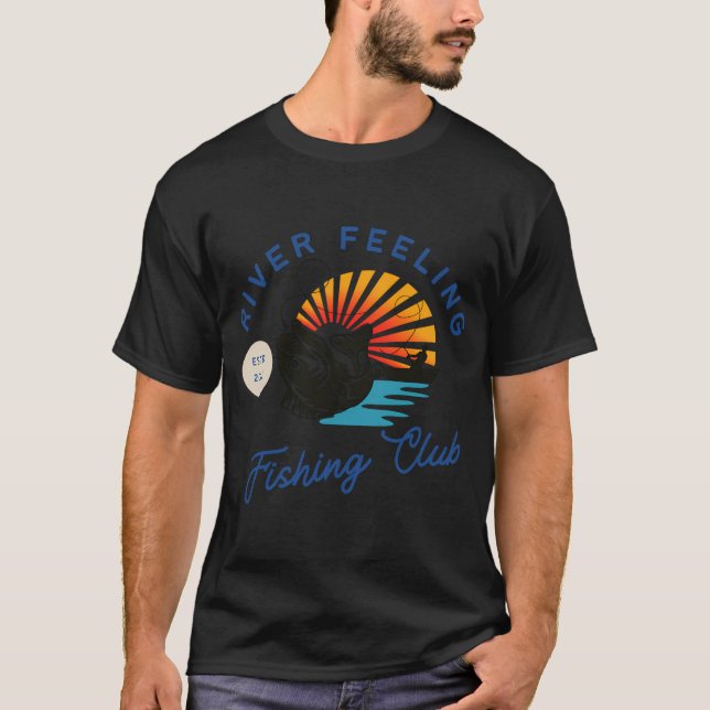 river fishing feeling classic tshirt (Front)