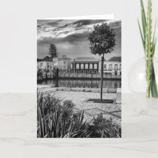 River Gilao, Tavira blank greetings card