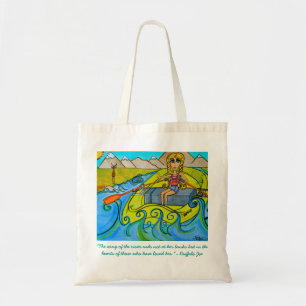 River Girl reusable tote Bag