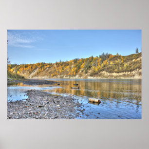 River in the Fall Poster