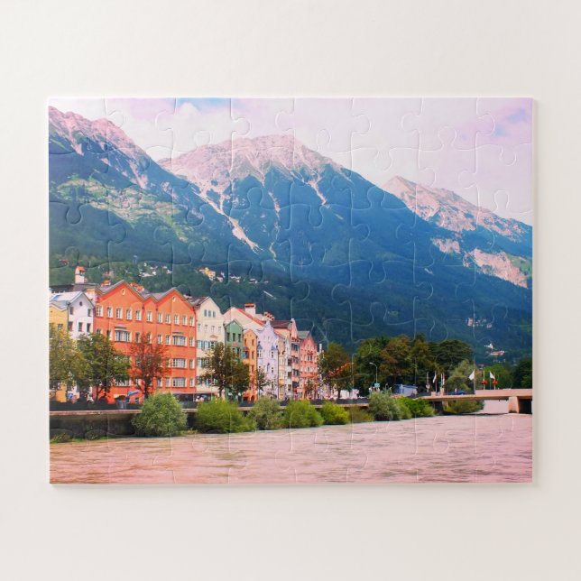 River Inn at Innsbruck Austria Jigsaw Puzzle (Horizontal)
