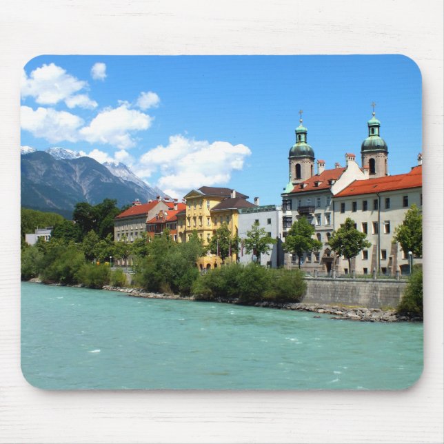 River Inn at Innsbruck Mouse Pad (Front)