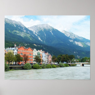 River Inn at Innsbruck Poster