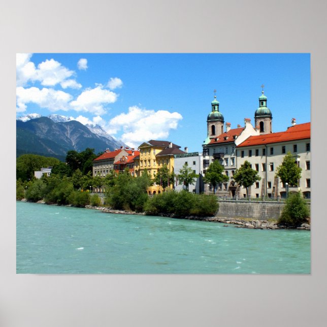 River Inn at Innsbruck Poster (Front)