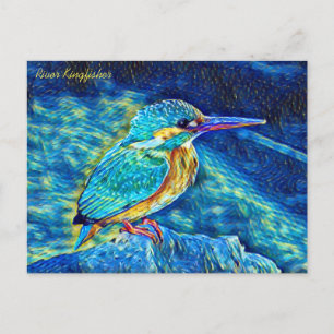 River Kingfisher ポストカード Postcard