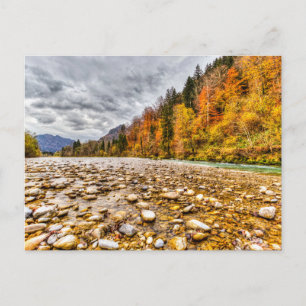 River Lammer Autumn  Postcard