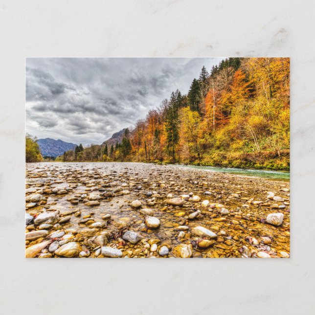 River Lammer Autumn  Postcard (Front)