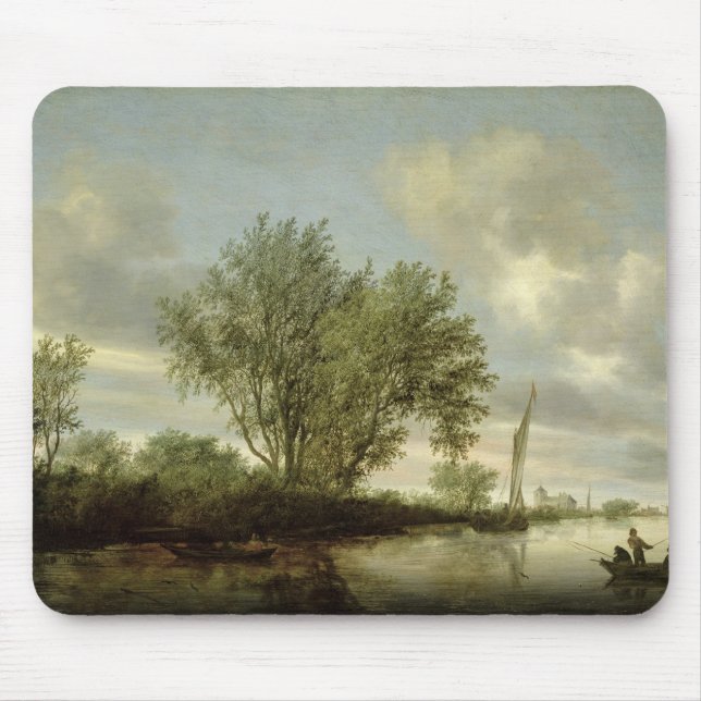 River Landscape, 1645 Mouse Pad (Front)