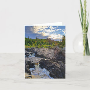 River landscape blank notecard