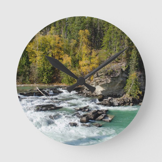 River Landscape, Fraser RIver Round Clock (Front)
