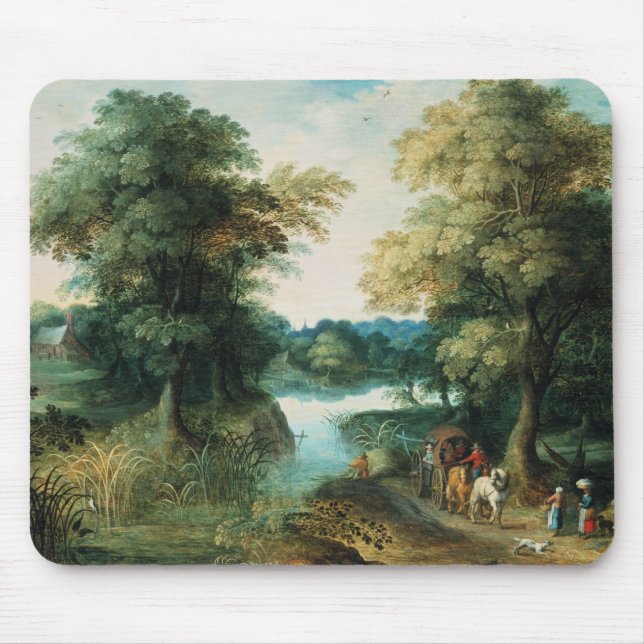 River Landscape Mouse Pad (Front)