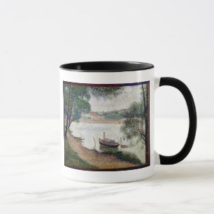River Landscape with a boat Mug