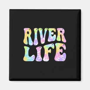 River Life Fun Fishing Boating River Bum Women Gir Magnet