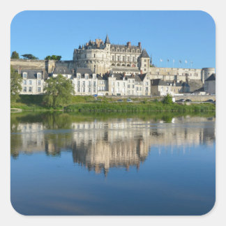 River Loire at Amboise in France Postcard Square S Square Sticker