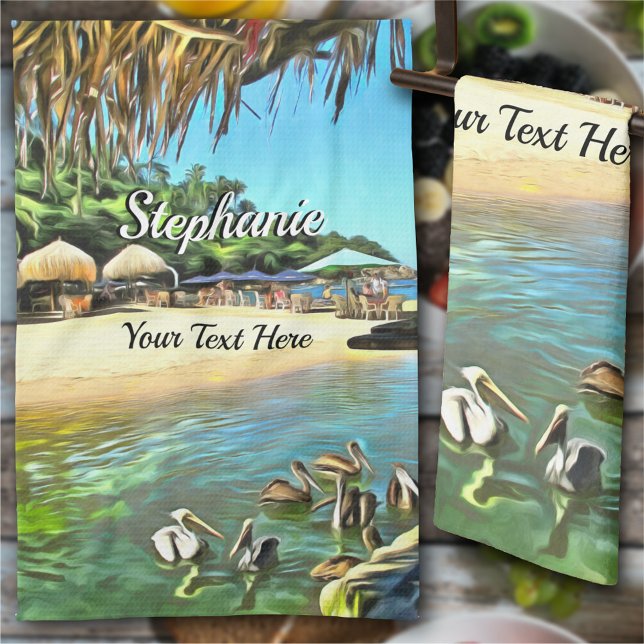 River Meets Ocean 0330 Tea Towel (Creator Uploaded)