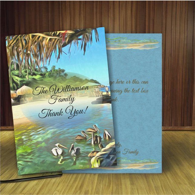 River Meets Ocean Thank You 0330 Card (Creator Uploaded)