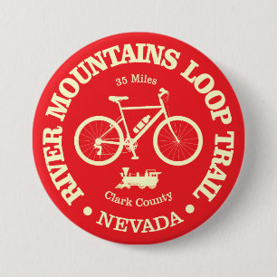 River Mountains Loop Trail (cycling) 7.5 Cm Round Badge