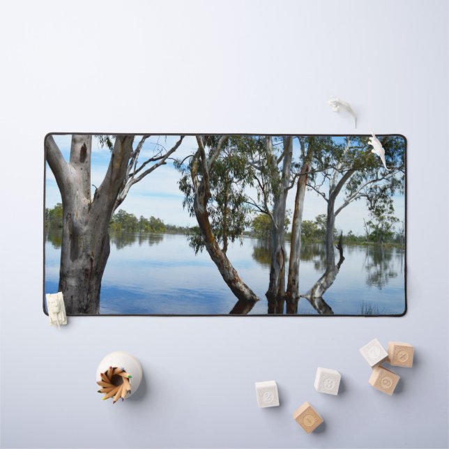 River Murray Gum Trees, Desk Mat (Kids Table)