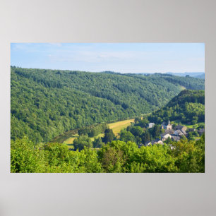 river near Kermesse Rochehaut in Walloon Poster