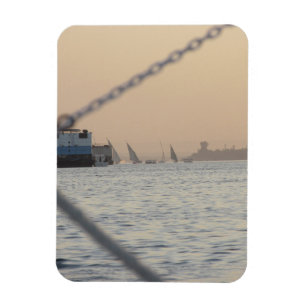 River Nile Sunset Flexible Photo Magnet