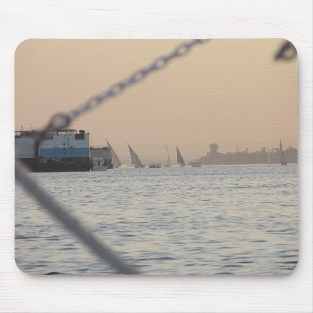 River Nile Sunset Mouse Mat (Front)