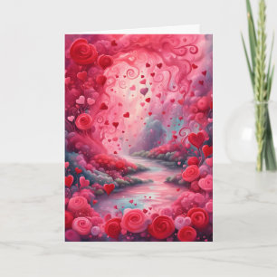 River of Love Valentine's Day Holiday Card