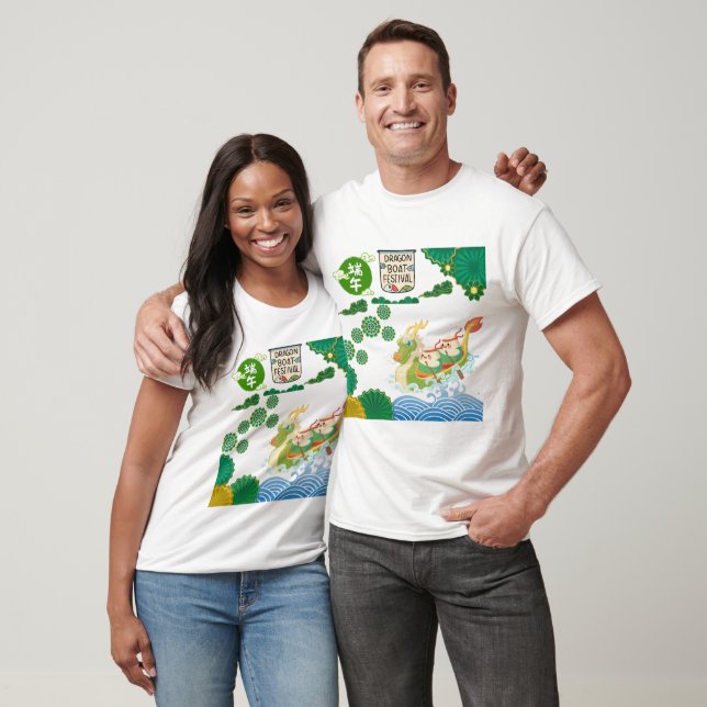 River of Rising Dragons white T-Shirt (Unisex)