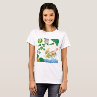River of Rising Dragons white T-Shirt