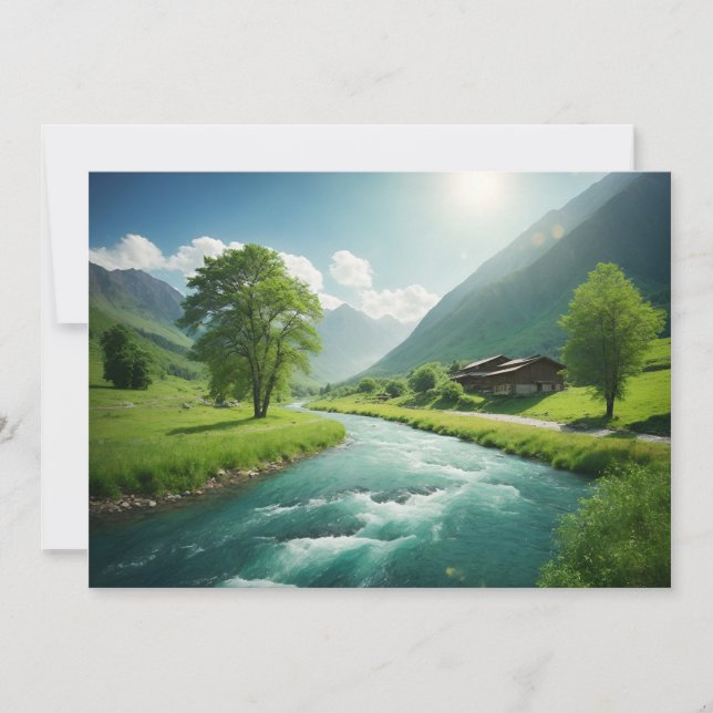 River of Serenity Holiday Card (Front)