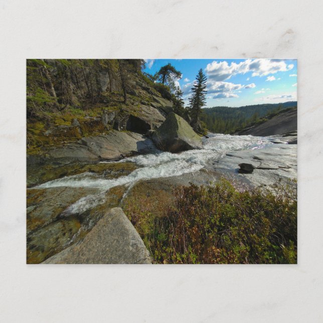 River Off A Cliff Postcard (Front)