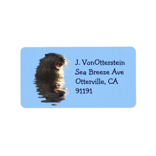River Otter Address Labels