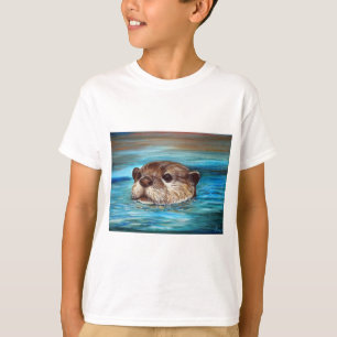 River Otter Painting T-Shirt