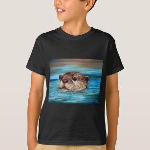 River Otter Painting T-Shirt
