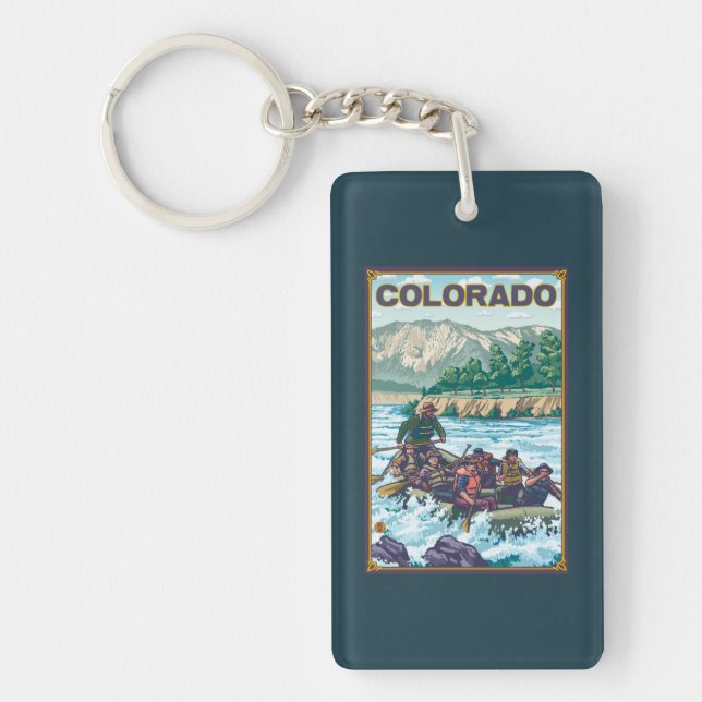 River RaftingColorado Key Ring (Front)
