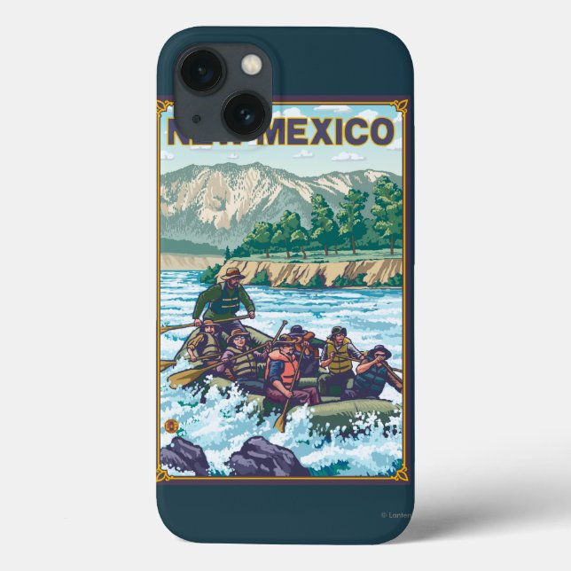 River RaftingNew Mexico Case-Mate iPhone Case (Back)