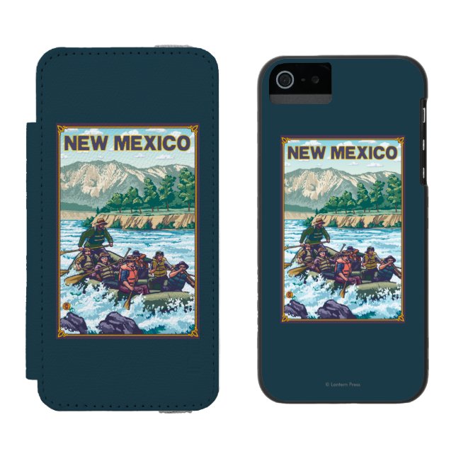 River RaftingNew Mexico Incipio iPhone Wallet Case (Side by Side)
