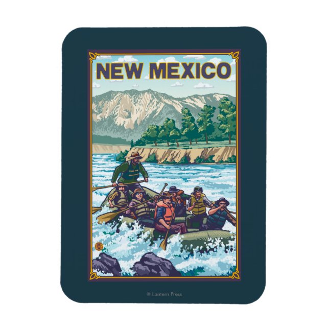 River RaftingNew Mexico Magnet (Vertical)