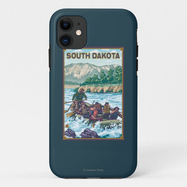 River RaftingSouth Dakota Case-Mate iPhone Case (Back)