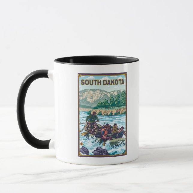 River RaftingSouth Dakota Mug (Left)