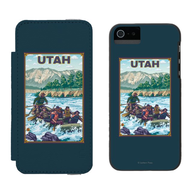 River RaftingUtah Incipio iPhone Wallet Case (Side by Side)
