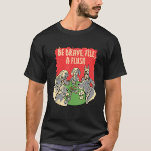 River Rat Gambler Dad Jokes Gambling Punchline Pok T-Shirt