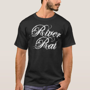 River Rat Mode Water Float Tube Trip Camping Party T-Shirt