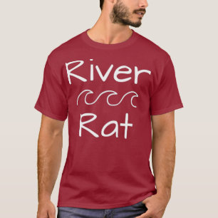 River Rat Rafting Kayaking Canoeing Camping T-Shirt