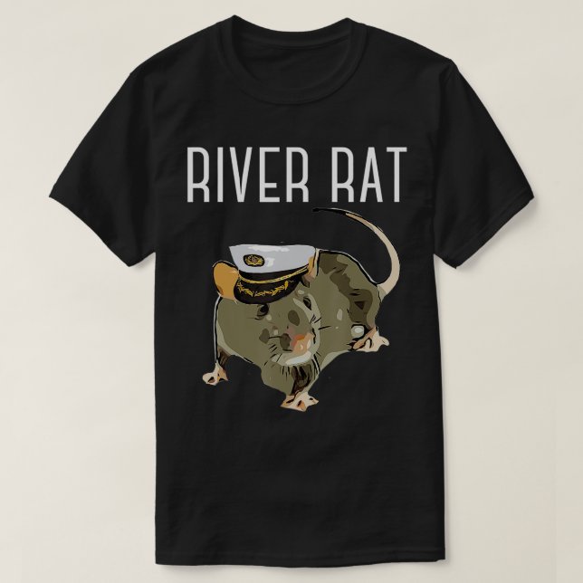 River Rat  T-Shirt (Design Front)
