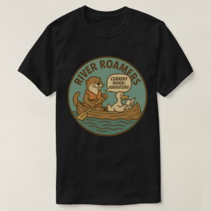 River Roamers Current Mood Adventure Canoeing T-Shirt
